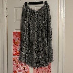 J. Crew Snakeskin Midi Skirt
